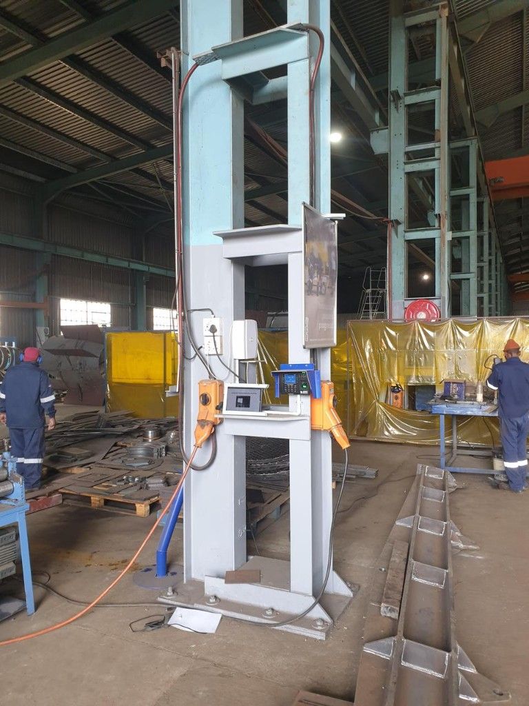 CrewPulse time capture kiosk on a manufacturing shop floor